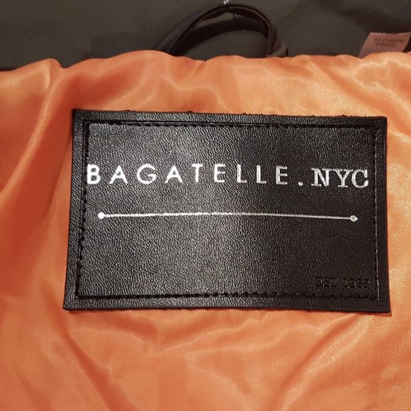 Bagatelle. NYC Coated Camouflage Puffer Jacket-S - Picture 6 of 8